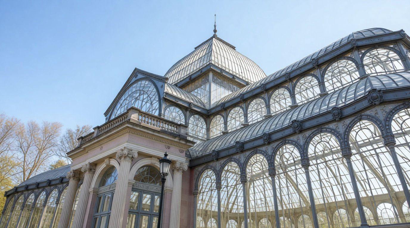 Parc du Retiro et Palais de Cristal